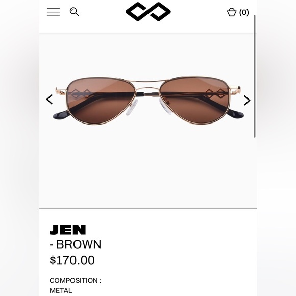 NEW Karen Wazen Jen retro sunglasses - Picture 4 of 9